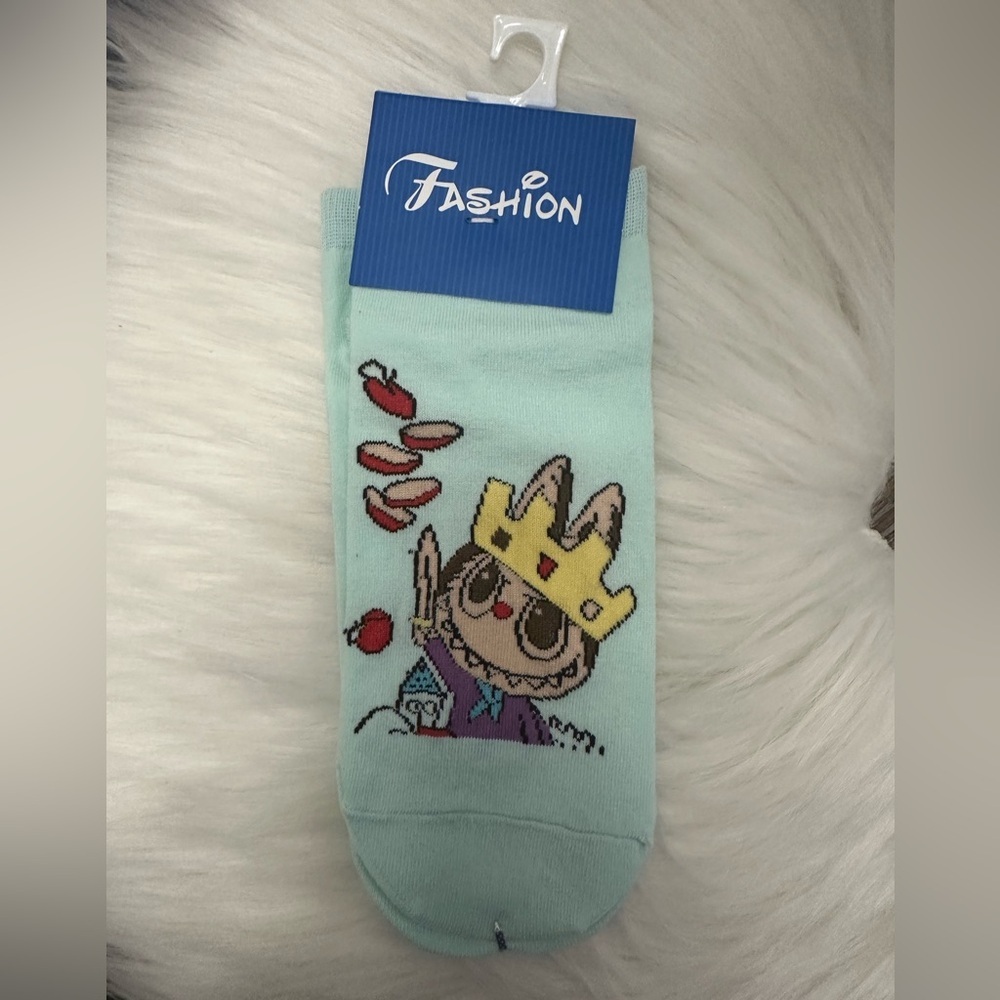 Cartoon Character Ankle‎ Socks – Labubu Inspired